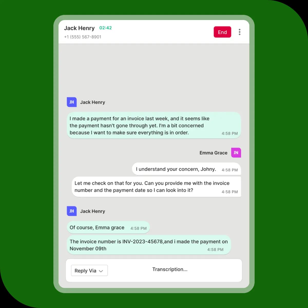 Ai contact centre solution