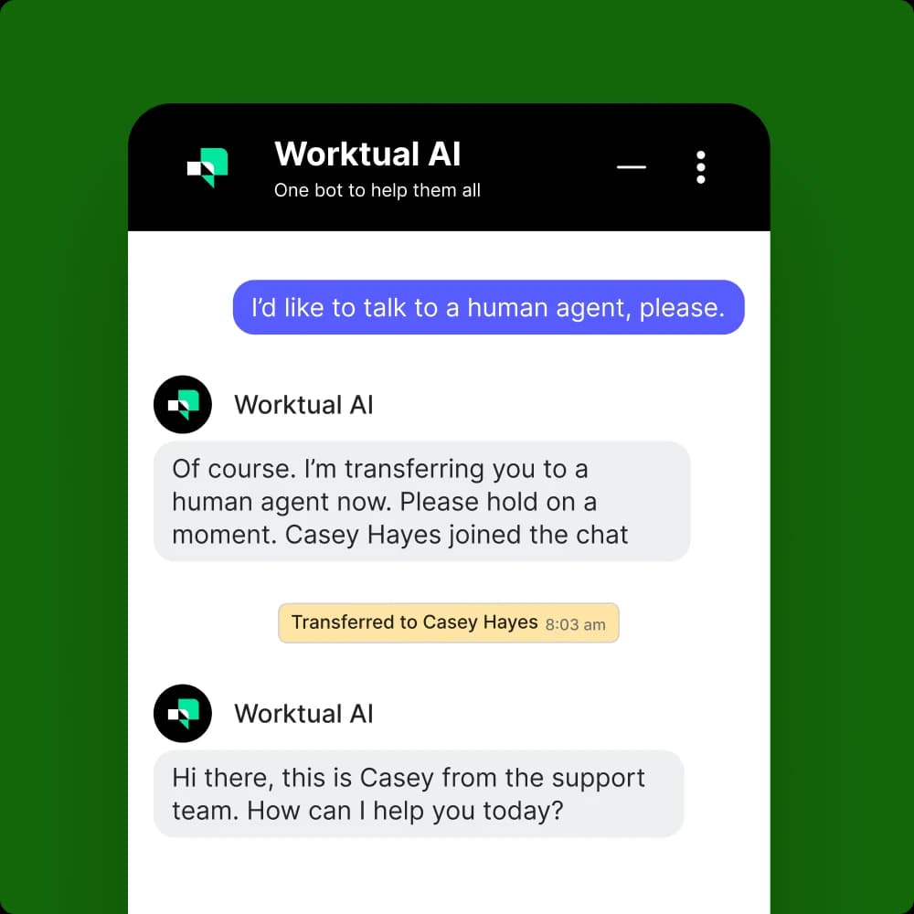 Conversational AI sales agent