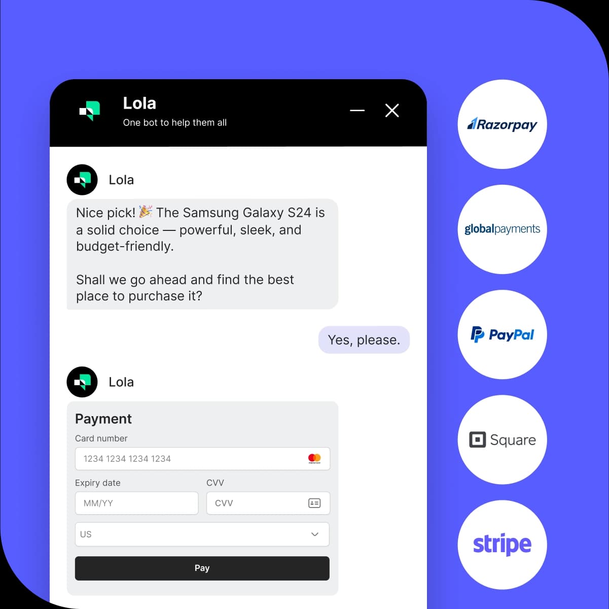 Conversational AI sales agent