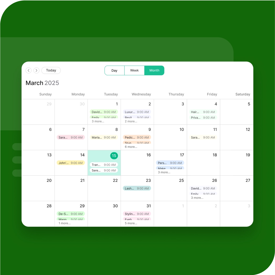 Appointment Booking & Email Marketing