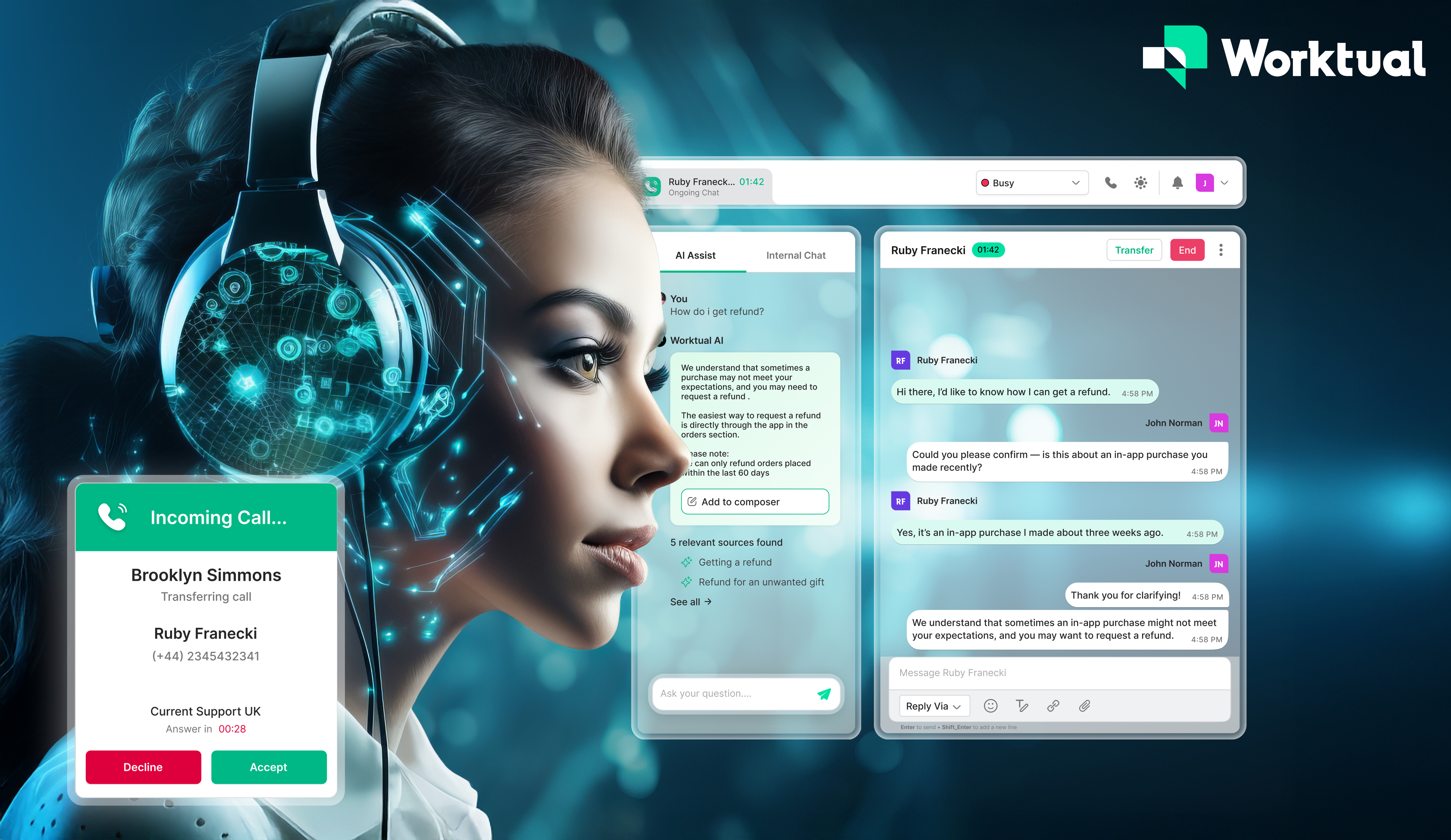 Contact Center AI Explained: What It Is, How It Works & How to Use It