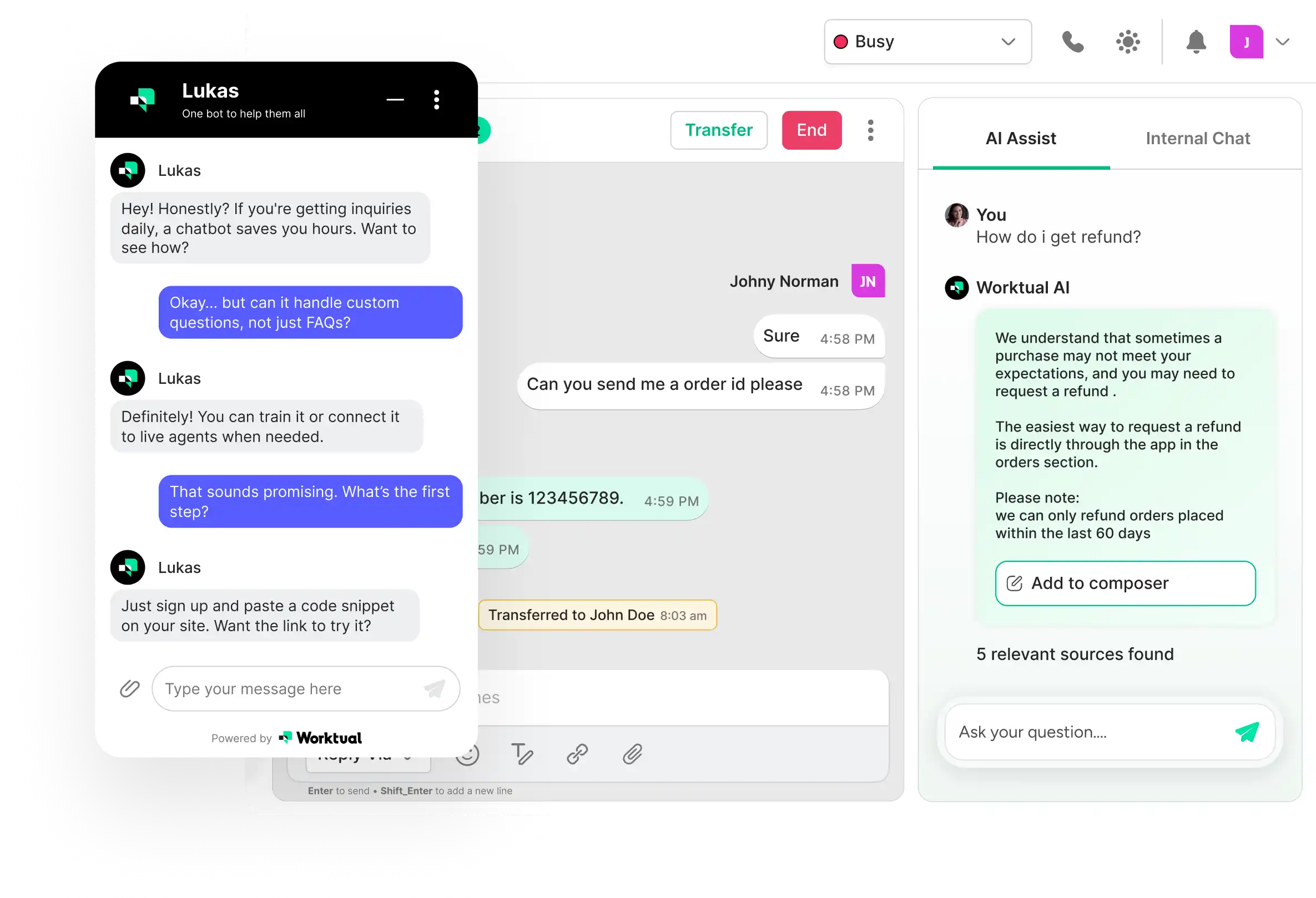 Advanced messaging and control